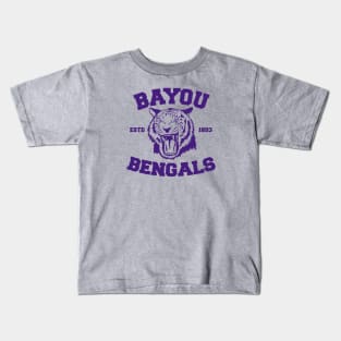 Bayou Bengals, Established 1893 Kids T-Shirt